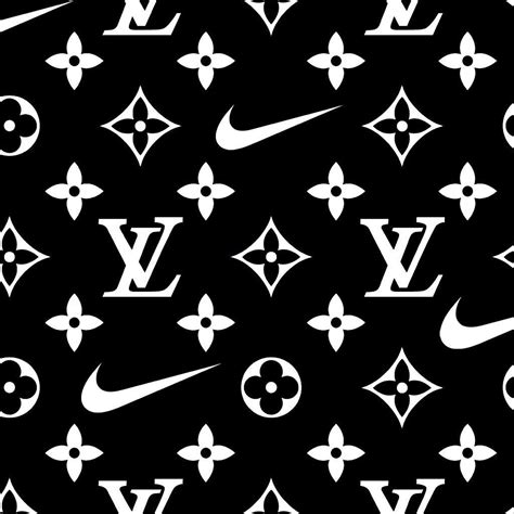 nike louis vuitton print